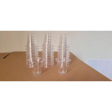 Imagem de Copo Cálice Acrílico Para Bandeja De Santa Ceia 100 Und