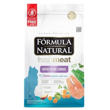 Imagem de Adimax Ração Fórmula Natural Freshmeat Para Gatos Com Pêlos Longos 1Kg
