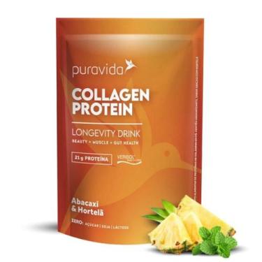 Imagem de Collagen Protein Verisol 450g Peptídeos bioativos Pura Vida, Abacaxi c
