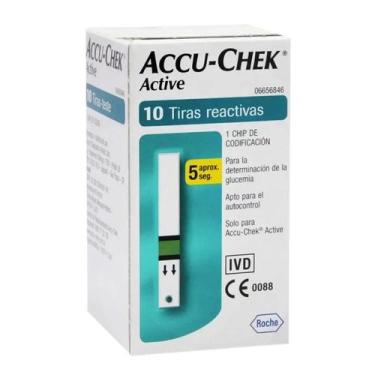 Imagem de Tiras Para Controle De Glicemia Accu-Chek Active 10Tias - ROCHE - ACCU