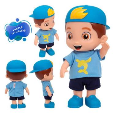 Imagem de Brinquedo Infantil Boneco Aventureiro Azul Luccas Neto 27cm - Rosita