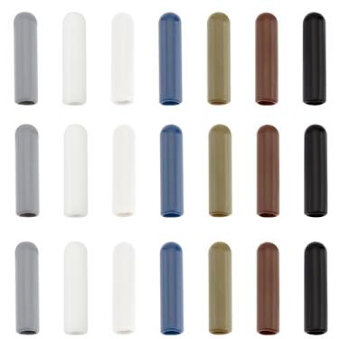 Imagem de PH PandaHall 70 peças pontas de cadarços, 7 estilos de coluna, cordão de cabeça de cordão, pontas de plástico de substituição para fabricação de joias, tênis, moletons de lona, calças de praia,