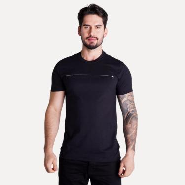 Imagem de Camiseta Acostamento Wolf 093 Preta-Masculino
