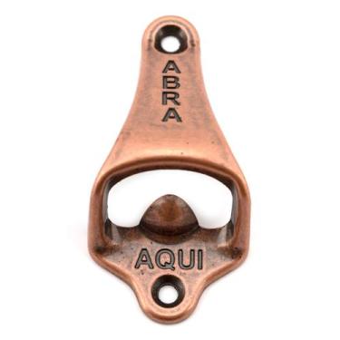 Imagem de Abridor de Garrafa Abra Aqui Metal Decoração 1 Unidade - Metallica Ace