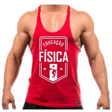 Imagem de Camiseta Regata Cavada Masculino Academia Treino Musculação Profissão 