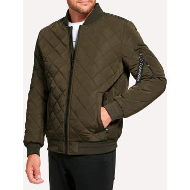 Imagem de Jaqueta Calvin Klein Jeans Bomber CK Zip Verde Oliva-Masculino