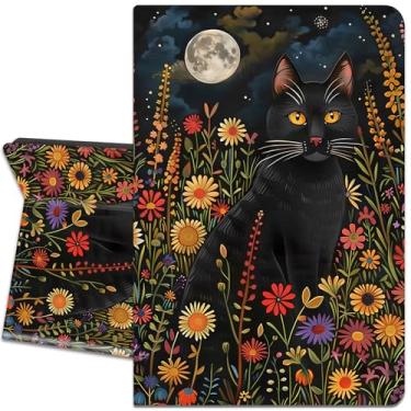 Imagem de Capa para Samsung Galaxy Tab S6 Lite 10,4 polegadas 2022/2020, capa com suporte inteligente multiângulo fino com função hibernar/despertar automática para Samsung S6 Lite SM-P610/P613/P615/P619, gato