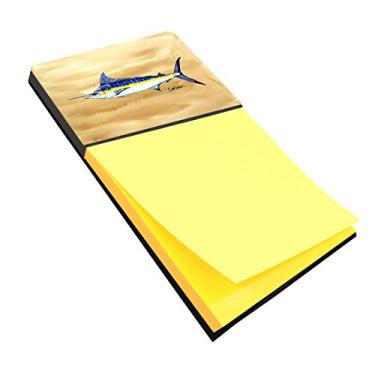 Imagem de Caroline's Treasures 8754SN Suporte de notas adesivo para espada na areia da praia, grande, multicolorido