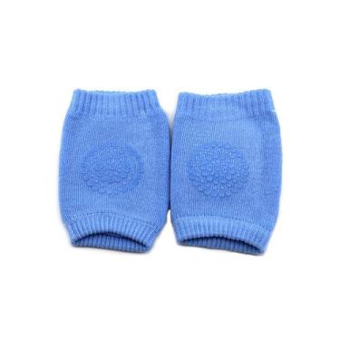 Imagem de Joelheira Para Bebe Antiderrapante Macia Engatinhar Protetor Joelho Co