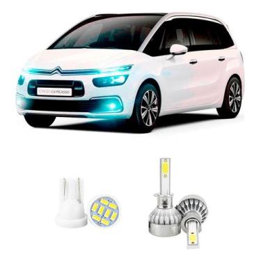 Imagem de Lampada Led Farol Baixo Citroen C4 Picasso 2016-2022 20000lm - V10, Br