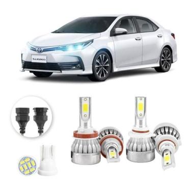 Imagem de Lampadas Led Toyota Corolla 2018 A 2022 H11 Hb3 20000lm - V10, Branco