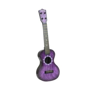 Imagem de YIJU Guitar Musical Toy Kids Ukulele Instrumento musical clássico, educacional, mini guitarra para crianças Presentes de pré -escolares , Roxo