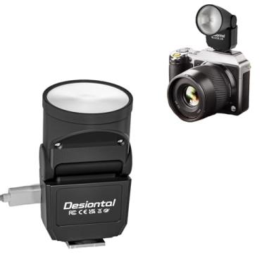 Imagem de Ztianfoto Mini flash de câmera F02 para Canon Nikon Sony Fujifilm e outras câmeras digitais SLR e câmeras digitais com hot shoe de contato único