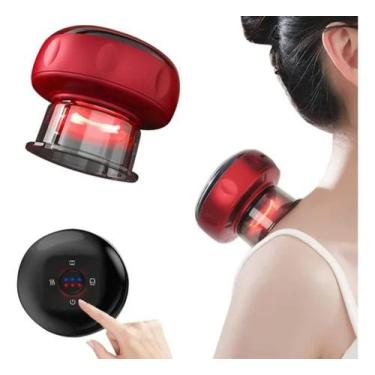 Imagem de Ventosaterapia Elétrica Sucção Aquecida Fisioterapia Massagem - PS-MSS