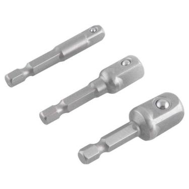 Imagem de Jogo de Adaptador para Soquete 3 Peças 1/4'', 3/8'' e 1/2'' Vonder - 0