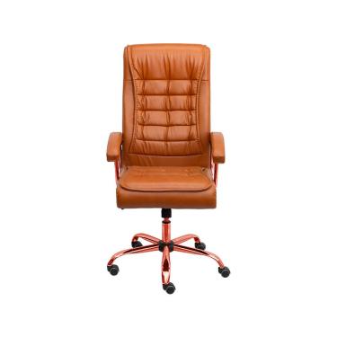 Imagem de Cadeira Escritorio Oslo - Caramelo | Dourado