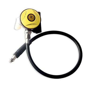 Imagem de Maisivac Equipamento regulador de mergulho de 2º estágio ajustável explorador regulador de mergulho narguilé com bocal de silicone