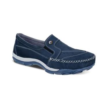Imagem de Sapatilha Mocassim Masculina - Couro - 14002 - Framay Calçados, Marinh