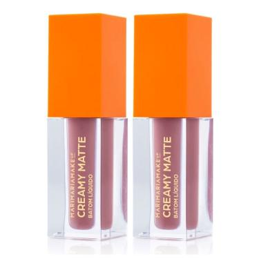 Imagem de Kit 2 Batom Líquido Creamy Matte Mari Maria Classy 3,8ml