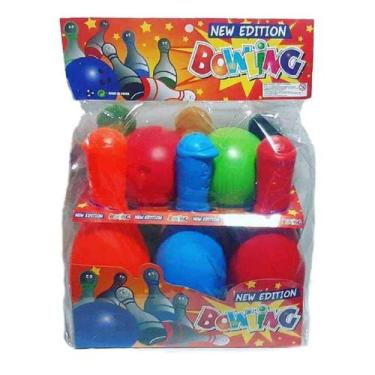 Imagem de Jogo de boliche Big Palitroques 6 pinos e 2 bolas para crianças - Ligh