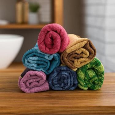 Imagem de KIT 3 TOALHAS DE BANHO 40% ALGODÃO 60% POLIÉSTER 68x137CM FELPUDA MACI