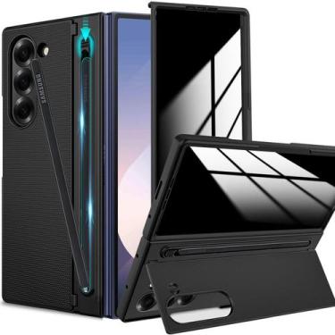 Imagem de Capa YQODSZ para Samsung Galaxy Z Fold 6 com suporte para caneta S