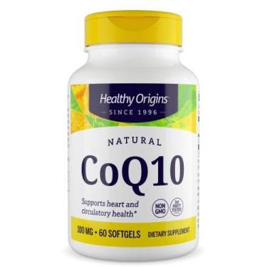 Imagem de Suplemento nutricional Healthy Origins CoQ10 100 mg 60 cápsulas gelati