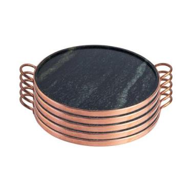 Imagem de Kit 5 Formas De Pizza De Pedra Sabão 27cm - Já Curadas - A PANELA DE P