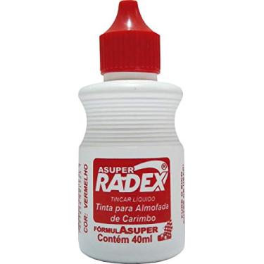 Imagem de Tinta Para Carimbo, Radex T-CAR-40VM, Multicor, Caixa com 12
