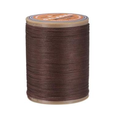 Imagem de Cordão de cera premium para fazer pulseiras, fio encerado, cordão de poliéster encerado, corda para costurar colar e macramê DIY artesanato