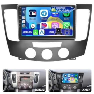 Imagem de [DSP 4 + 64G] Android 15 estéreo automotivo para Hyundai Sonata NF 2009-2010, Hikity 23 cm, tela sensível ao toque, rádio sem fio, Carplay, Android, Bluetooth, espelho, GPS 5G, WiFi, SWC FM/RDS/32EQ