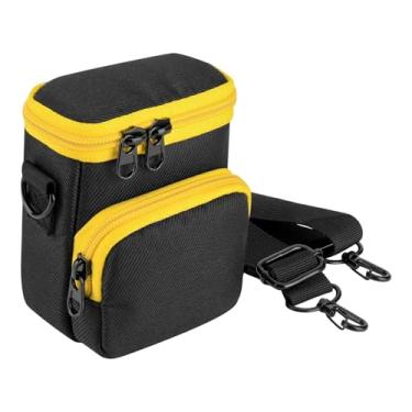 Imagem de Generic Bolsa transversal para câmera com bolso duplo, em tecido Oxford à poeira, organizador de acessórios e estojo de transporte para Pixpro