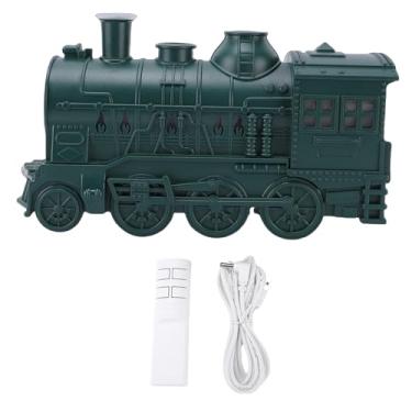 Imagem de GOWENIC Difusores de Trem para óleos Essenciais, Difusor de de óleo Essencial Com Luz Noturna, Umidificador de Névoa Fria, Difusor de Aromaterapia Silencioso, Difusor de Aromaterapia Com (GREEN)