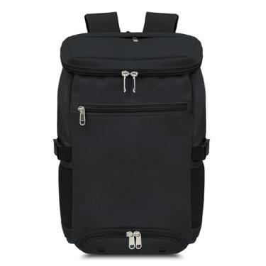 Imagem de Mochila de tênis grande capacidade badminton respirável com compartimento para sapatos