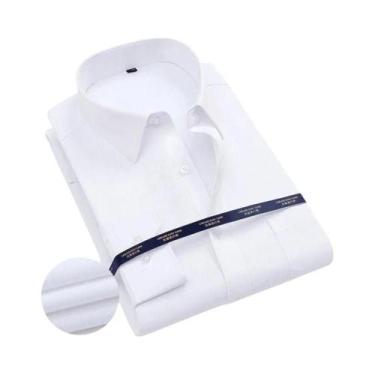 Imagem de Camisas Sociais Masculinas De Manga Longa Clássicas Para Escritório Em