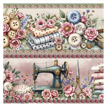 Imagem de Tecido Tricoline Digital Barrado Entre Linhas 100% Algodão