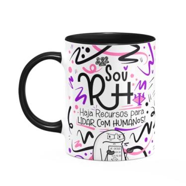 Imagem de JPS INFO, Caneca Flork Profissões - Sou Recursos Humanos - M2 B-black