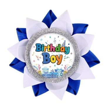 Imagem de É o Meu Broche de Aniversário, 9cm Broche de Aniversário para Menino Botão Divertido para Decoração Festas Lembrancinhas e Acessórios