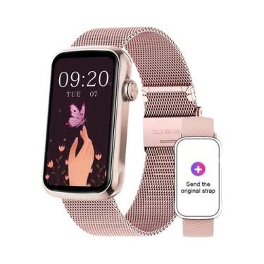 Imagem de Relógio Inteligente Feminino À Prova d'Água IP68 Luxuoso Para Esportes