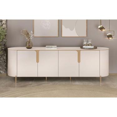 Imagem de Buffet De Sala Jantar Cleo C- 4 Portas Off White - Dj Móveis