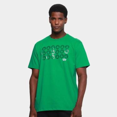 Imagem de Camiseta NBA Boston Celtics Mitchell & Ness Masculina, Verde, G