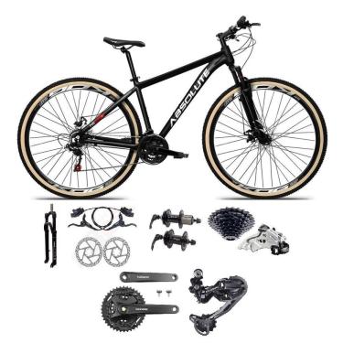 Imagem de Bicicleta Aro 29 Absolute Nero 5 Câmbios Shimano Deore-altus 27v Freio Hidráulico Garfo C-trava preto Tam: 23