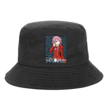 Imagem de Chapéu de balde Guilty Crowns Anime com proteção solar de algodão 56-5