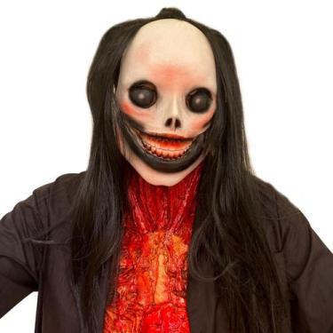 Imagem de Máscara de cosplay Halloween Horror Bloody Rotten Face Zombie - yiweis