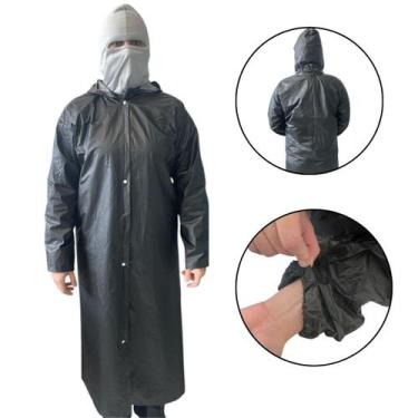 Imagem de Capa De Chuva C/ Capuz Forrado Resistente Reforçada Premium - TONY IMP