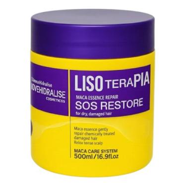 Imagem de Sos Máscara Collagen Lisoterapia Tratamento Capilar 500ml - Hidralize