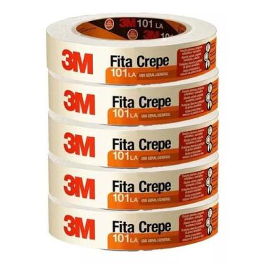 Imagem de Fita Adesiva Crepe 24mm X 50m C/5 Fitas 3m Original