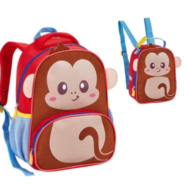 Imagem de Kit Mochila e Lancheira Creche Infantil Zoop-Unissex