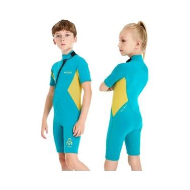 Imagem de Roupa De Mergulho Em Neoprene 2MM Para Crianças, Meninos E Meninas, Pr