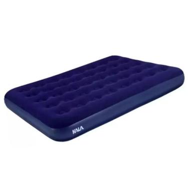 Imagem de Colchão Inflável de Casal Kala King Size Azul (203x193cm)